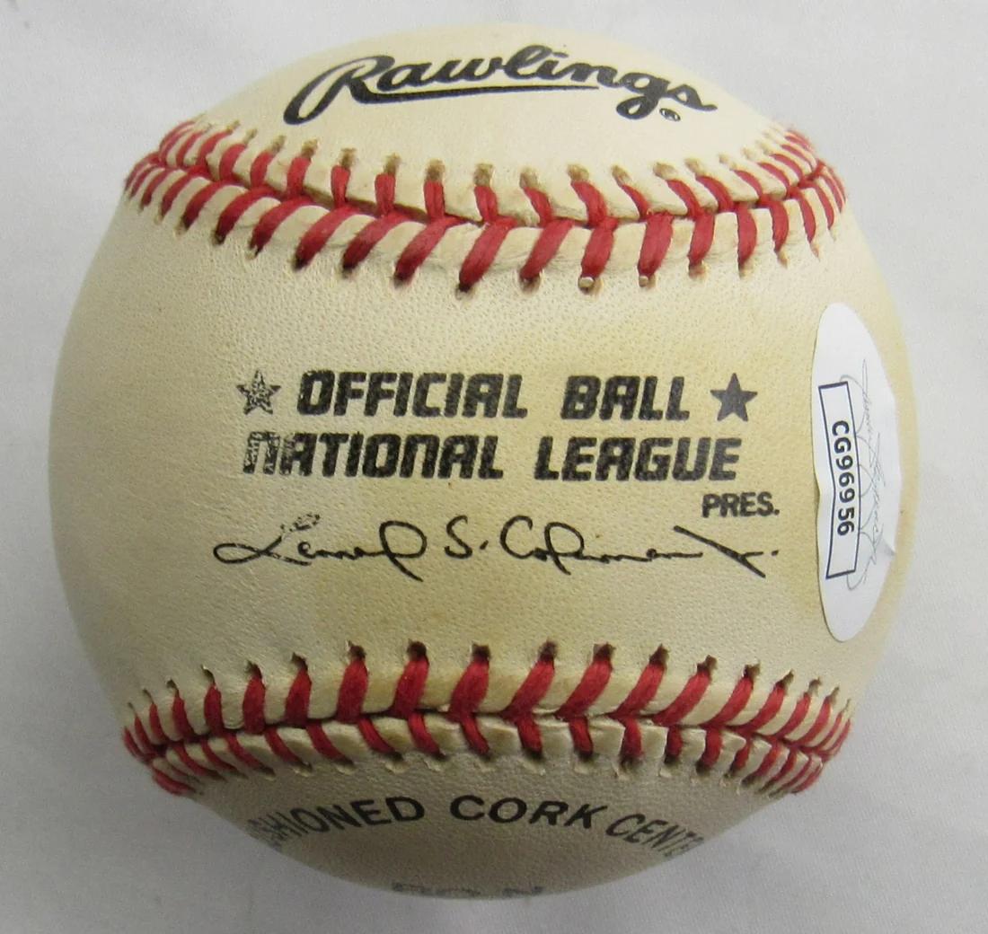 Pee Wee Reese Signed ONL Baseball Inscribed "HOF 84" (JSA) at PristineAuction.com Pee Wee Reese Signed ONL Baseball Inscribed "HOF 84" (JSA) at PristineAuction.com