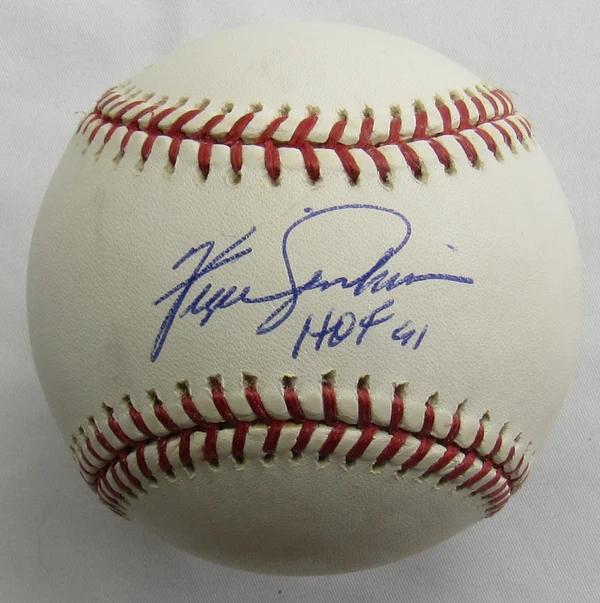 Ferguson "Fergie" Jenkins Signed OML Baseball Inscribed "HOF 91" (JSA) at PristineAuction.com Ferguson "Fergie" Jenkins Signed OML Baseball Inscribed "HOF 91" (JSA) at PristineAuction.com