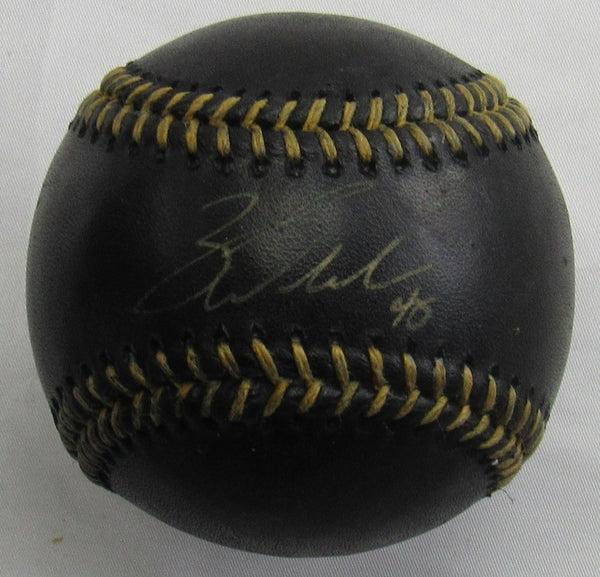 Zack Wheeler Signed OML Black Leather Baseball (JSA) at PristineAuction.com Zack Wheeler Signed OML Black Leather Baseball (JSA) at PristineAuction.com