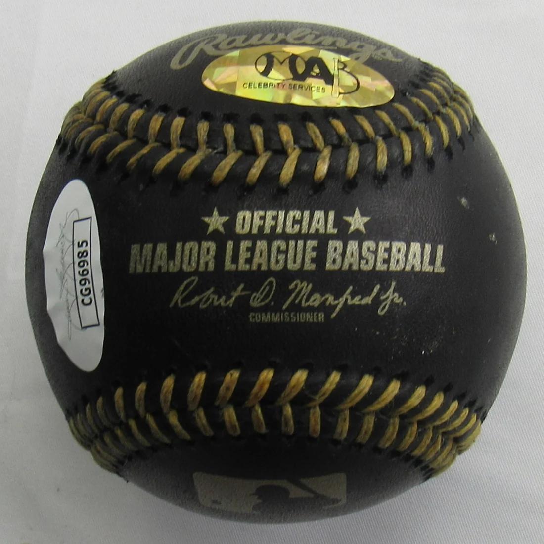 Zack Wheeler Signed OML Black Leather Baseball (JSA) at PristineAuction.com Zack Wheeler Signed OML Black Leather Baseball (JSA) at PristineAuction.com