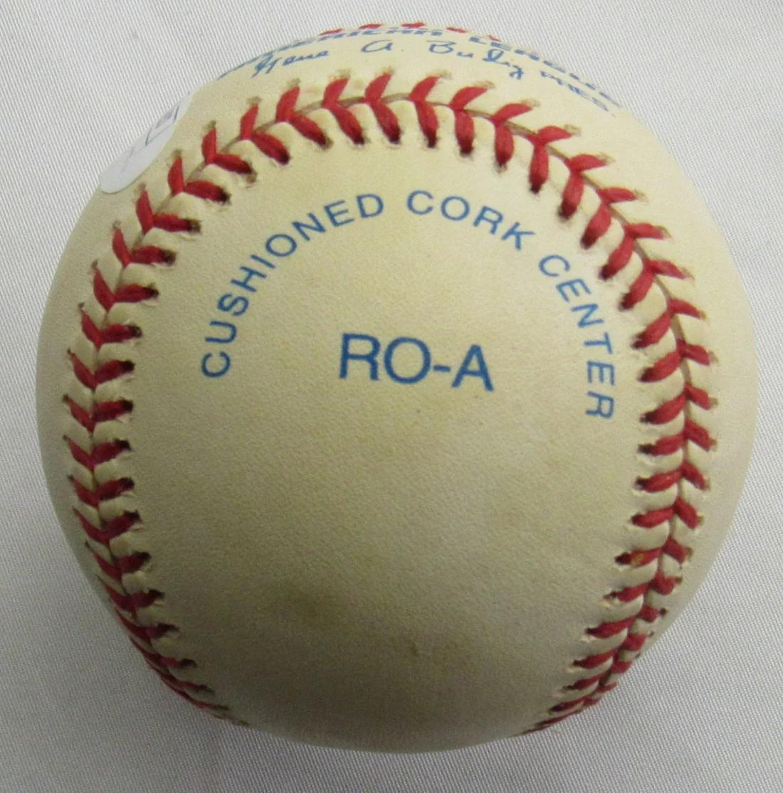 Johnny Sain Signed OAL Baseball (JSA) at PristineAuction.com Johnny Sain Signed OAL Baseball (JSA) at PristineAuction.com