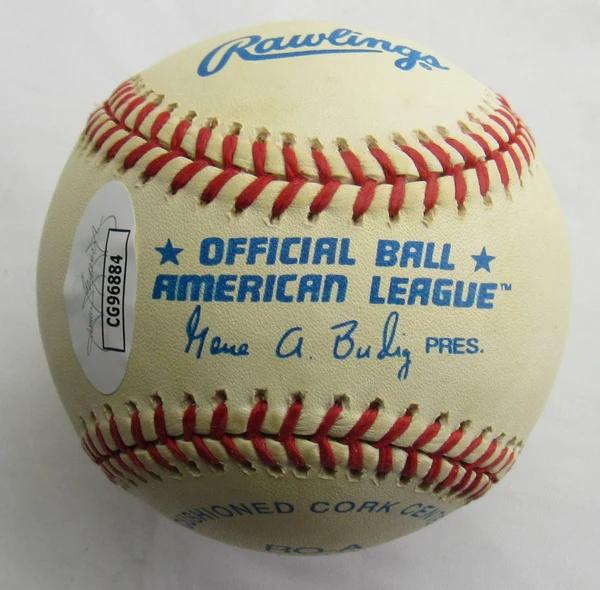 Johnny Sain Signed OAL Baseball (JSA) at PristineAuction.com Johnny Sain Signed OAL Baseball (JSA) at PristineAuction.com