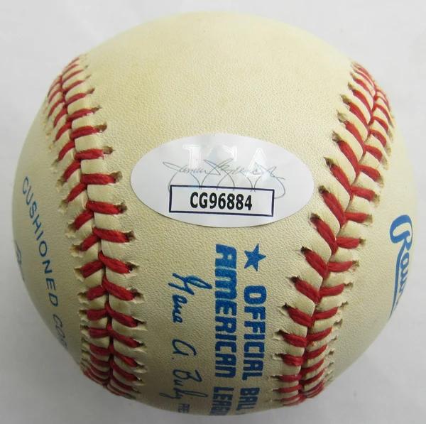 Johnny Sain Signed OAL Baseball (JSA) at PristineAuction.com Johnny Sain Signed OAL Baseball (JSA) at PristineAuction.com