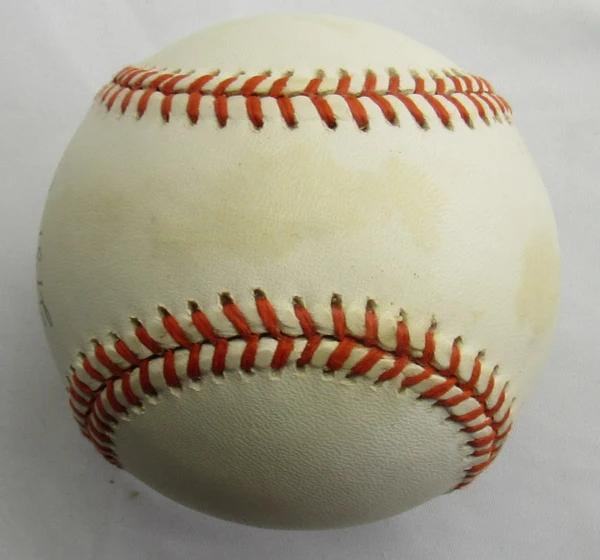 Cal Ripken Jr. Signed ONL Commemorative Logo Baseball Inscribed "2131 CG" (JSA) at PristineAuction.com Cal Ripken Jr. Signed ONL Commemorative Logo Baseball Inscribed "2131 CG" (JSA) at PristineAuction.com