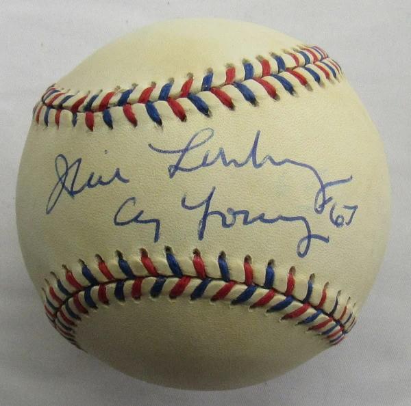 Jim Lonborg Signed 1996 All-Star Game Baseball Inscribed "Cy Young '67" (JSA) at PristineAuction.com Jim Lonborg Signed 1996 All-Star Game Baseball Inscribed "Cy Young '67" (JSA) at PristineAuction.com