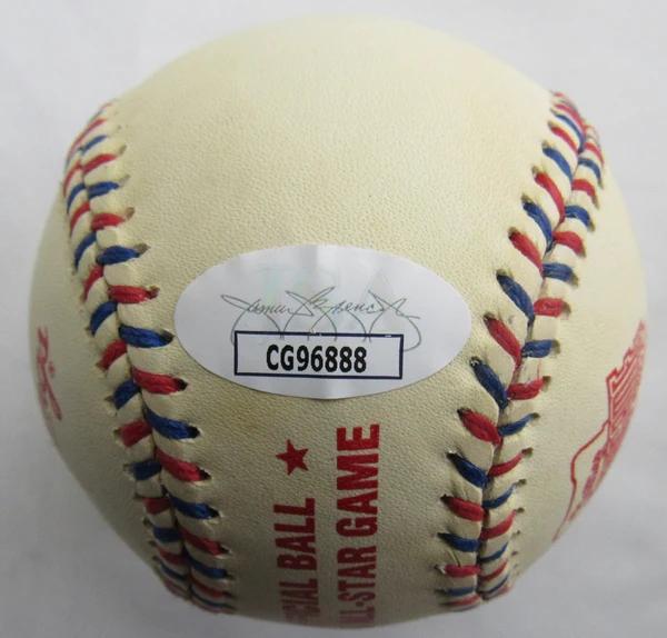 Jim Lonborg Signed 1996 All-Star Game Baseball Inscribed "Cy Young '67" (JSA) at PristineAuction.com Jim Lonborg Signed 1996 All-Star Game Baseball Inscribed "Cy Young '67" (JSA) at PristineAuction.com