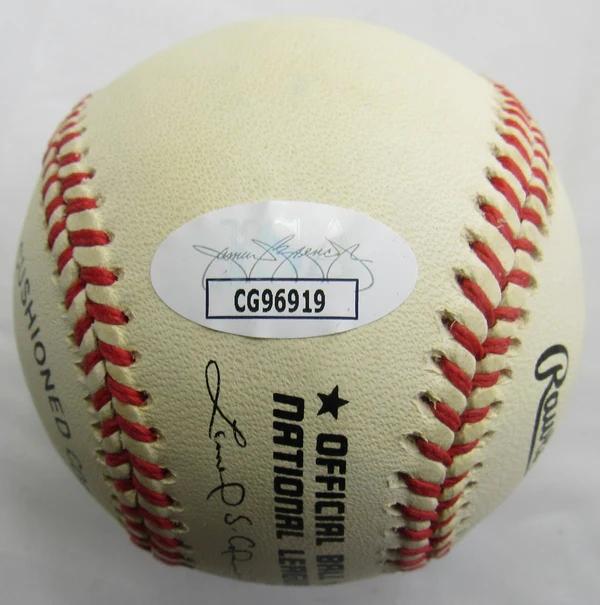Jim Kaat Signed ONL Baseball Inscribed "283 Wins" (JSA) at PristineAuction.com Jim Kaat Signed ONL Baseball Inscribed "283 Wins" (JSA) at PristineAuction.com