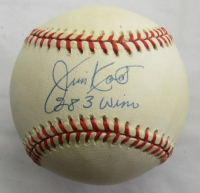 Jim Kaat Signed ONL Baseball Inscribed "283 Wins" (JSA) at PristineAuction.com