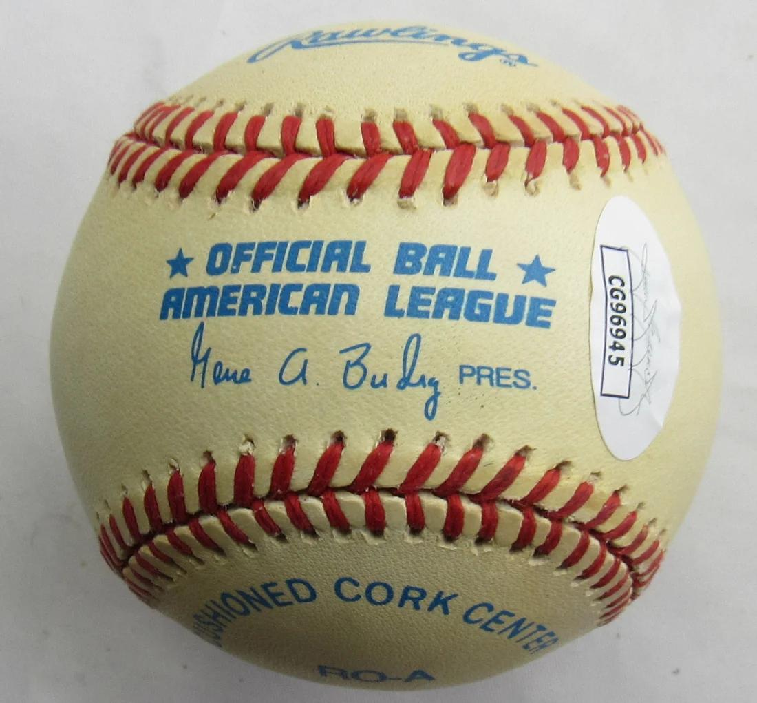 George Kell Signed OAL Baseball Inscribed "HOF 83" (JSA) at PristineAuction.com George Kell Signed OAL Baseball Inscribed "HOF 83" (JSA) at PristineAuction.com