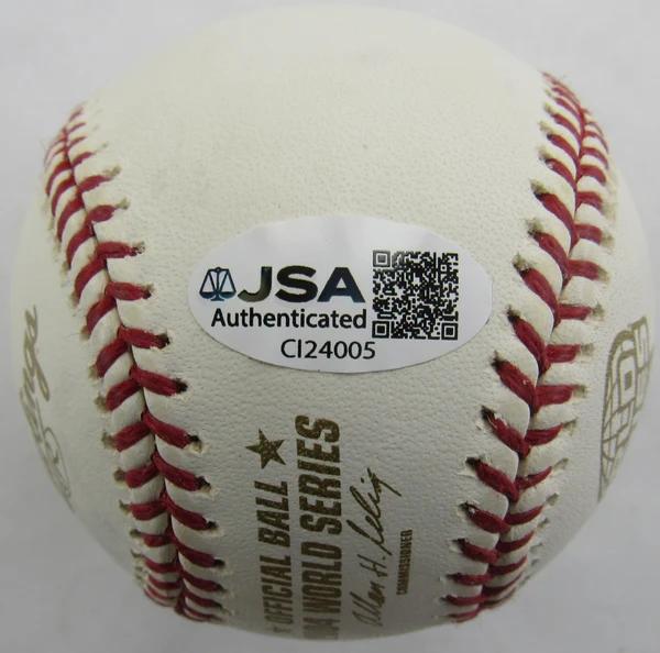 Terry Francona & Theo Epstein Signed 2004 World Series Baseball (JSA) at PristineAuction.com Terry Francona & Theo Epstein Signed 2004 World Series Baseball (JSA) at PristineAuction.com