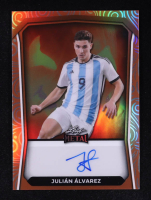 Juli&aacute;n &Aacute;lvarez 2024 Leaf Metal Halloween Autographs Prismatic Jack-O-Lantern #HAJA1 #3/3 at PristineAuction.com