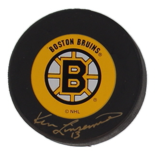 Ken Linseman Signed Bruins Logo Hockey Puck (JSA) at PristineAuction.com Ken Linseman Signed Bruins Logo Hockey Puck (JSA) at PristineAuction.com