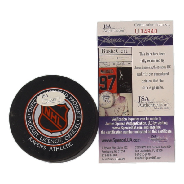 Ken Linseman Signed Bruins Logo Hockey Puck (JSA) at PristineAuction.com Ken Linseman Signed Bruins Logo Hockey Puck (JSA) at PristineAuction.com