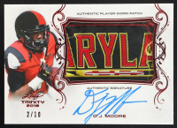 D.J. Moore 2018 Leaf Trinity Player-Worn Patch Autographs #PA-DJM RC #2/10 at PristineAuction.com