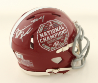Brian Robinson Jr. Signed Alabama Crimson Tide 2020 National Champions Logo Speed Mini Helmet (Fanatics) at PristineAuction.com