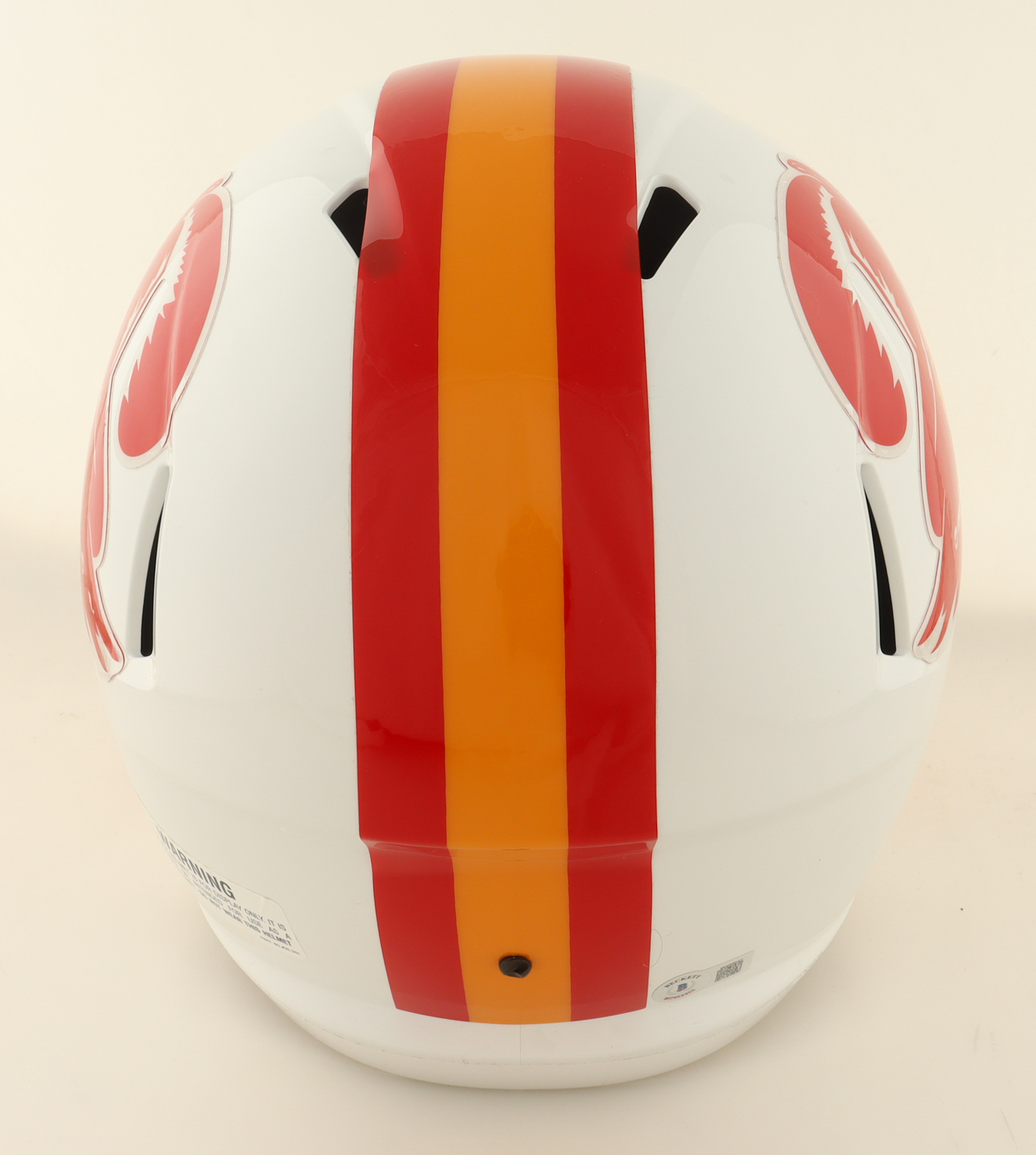 Ronde Barber Signed Buccaneers Full-Size Throwback Speed Helmet Inscribed "HOF '23" (Beckett) at PristineAuction.com Ronde Barber Signed Buccaneers Full-Size Throwback Speed Helmet Inscribed "HOF '23" (Beckett) at PristineAuction.com