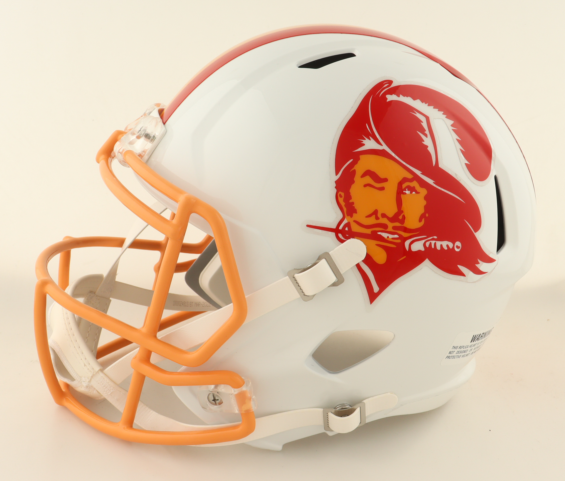 Ronde Barber Signed Buccaneers Full-Size Throwback Speed Helmet Inscribed "HOF '23" (Beckett) at PristineAuction.com Ronde Barber Signed Buccaneers Full-Size Throwback Speed Helmet Inscribed "HOF '23" (Beckett) at PristineAuction.com