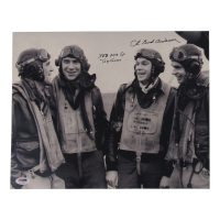 CE 'Bud' Anderson Signed 11x14 Photo (PSA) WWII 357th FG Top Aces at PristineAuction.com