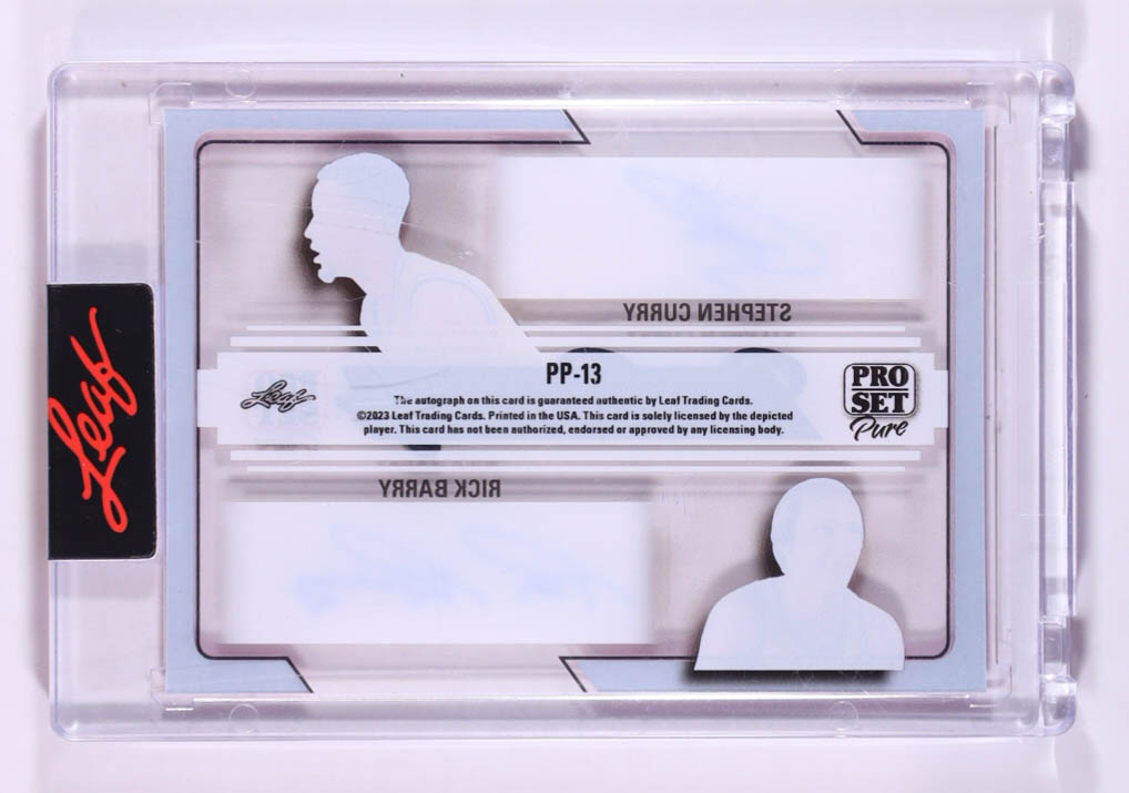 Stephen Curry / Rick Barry 2023 Pro Set Pure Pure Pairings Autographs Magenta Spectrum #PP13 #6/9 at PristineAuction.com Stephen Curry / Rick Barry 2023 Pro Set Pure Pure Pairings Autographs Magenta Spectrum #PP13 #6/9 at PristineAuction.com