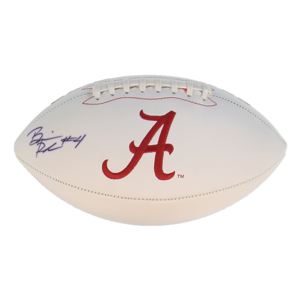 Brian Robinson Signed Alabama Crimson Tide Logo Football (Fanatics) at PristineAuction.com