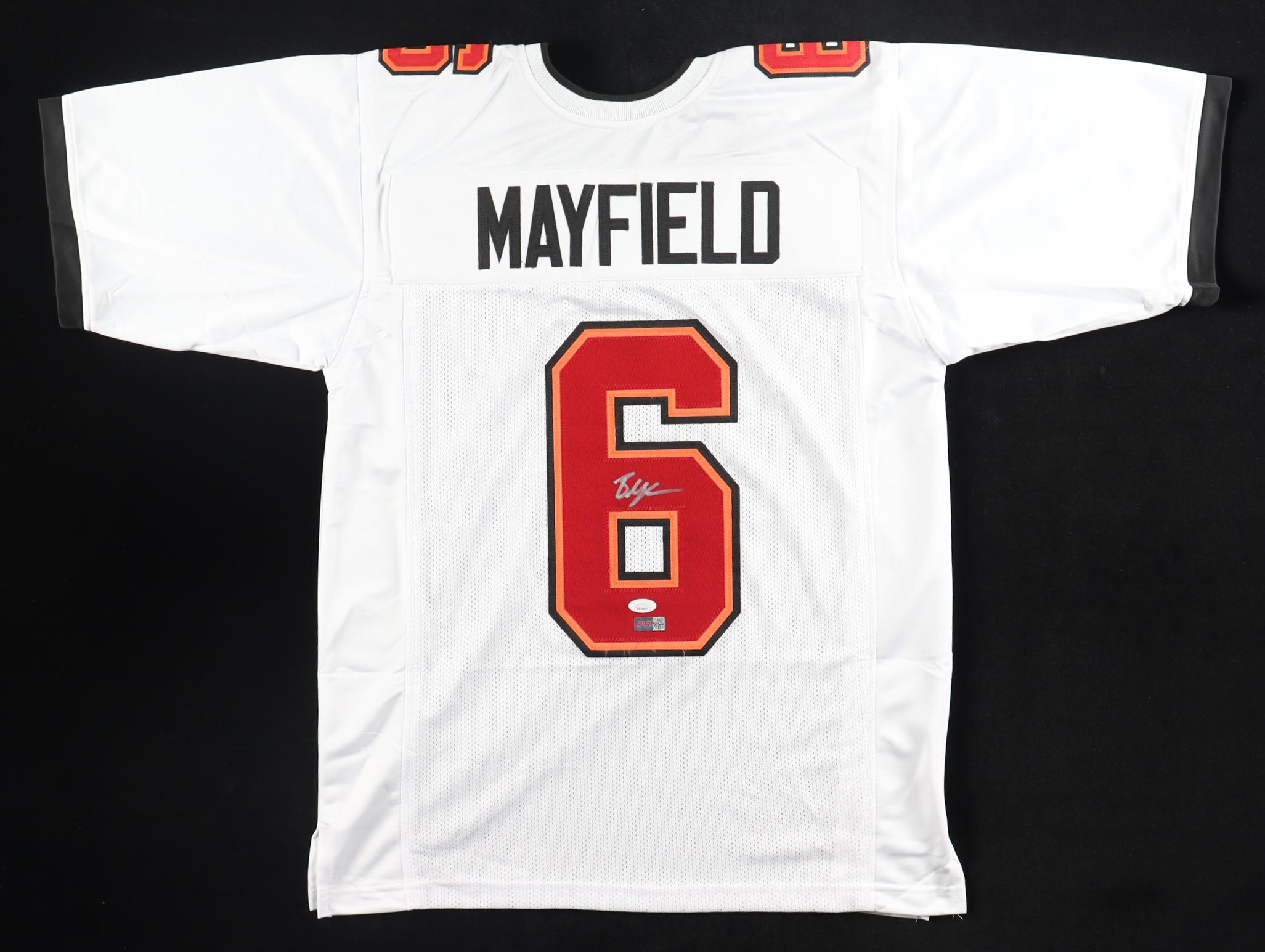 Baker Mayfield Signed Jersey (JSA) at PristineAuction.com Baker Mayfield Signed Jersey (JSA) at PristineAuction.com