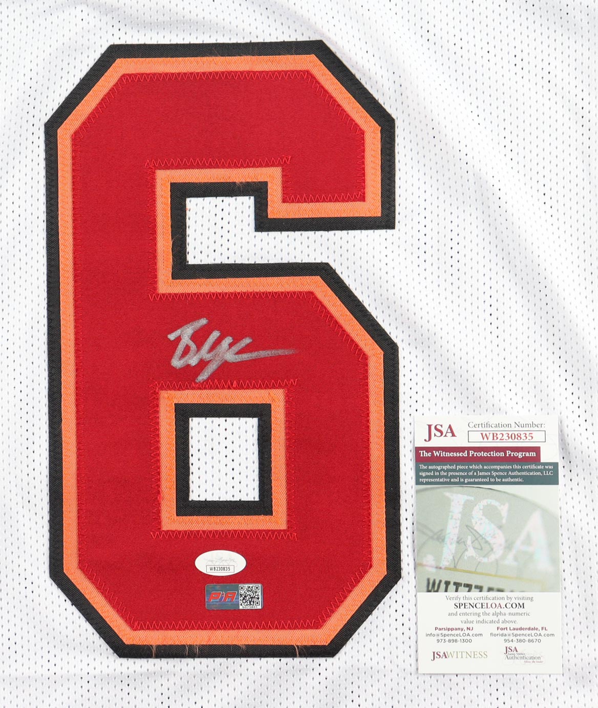 Baker Mayfield Signed Jersey (JSA) at PristineAuction.com Baker Mayfield Signed Jersey (JSA) at PristineAuction.com