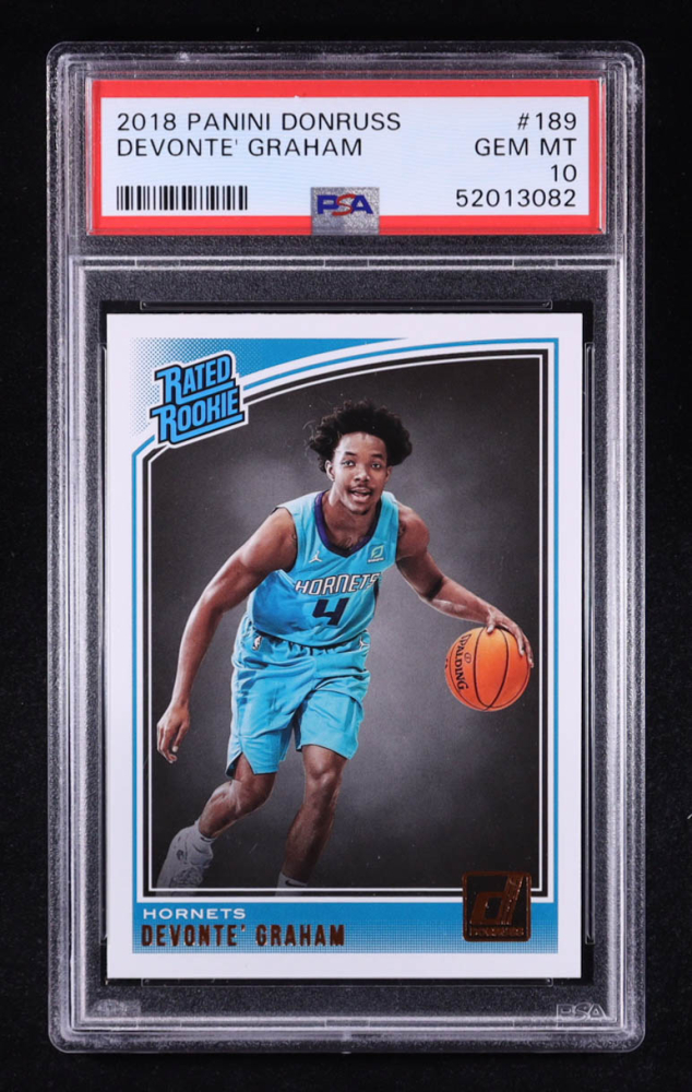 Devonte' Graham 2018-19 Donruss #189 RR RC (PSA 10)