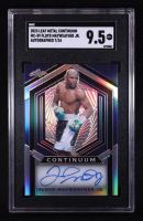 Floyd Mayweather Jr. 2023 Leaf Metal Continuum Autographs Prismatic #MC59 #7/34 (SGC 9.5) at PristineAuction.com