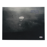 Russell Gackenbach Signed 11x14 Photo (PSA) RARE Atomic Bomb Photograph at PristineAuction.com