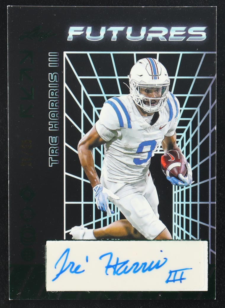 Tre Harris III 2024 Leaf Futures Green Auto #A-TH2 RC #21/25 at PristineAuction.com Tre Harris III 2024 Leaf Futures Green Auto #A-TH2 RC #21/25 at PristineAuction.com