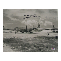Dutch Van Kirk Signed 11x14 Photo (PSA) WWII Enola Gay Navigator at PristineAuction.com