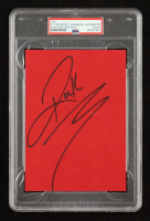 Dwayne 'The Rock' Johnson Signed Cut (PSA) at PristineAuction.com