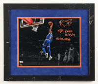 RJ Barrett Signed Knicks Custom Framed Photo Inscribed "NBA Debut 10/23/19 / 21 Pts, 5 Reb" (Fanatics) at PristineAuction.com