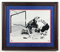 Mike Richter Signed Rangers Custom Framed Photo Inscribed "'94 Cup Champs!" (Fanatics) at PristineAuction.com