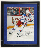 Jacob Trouba Signed Rangers Custom Framed Photo (Fanatics) at PristineAuction.com