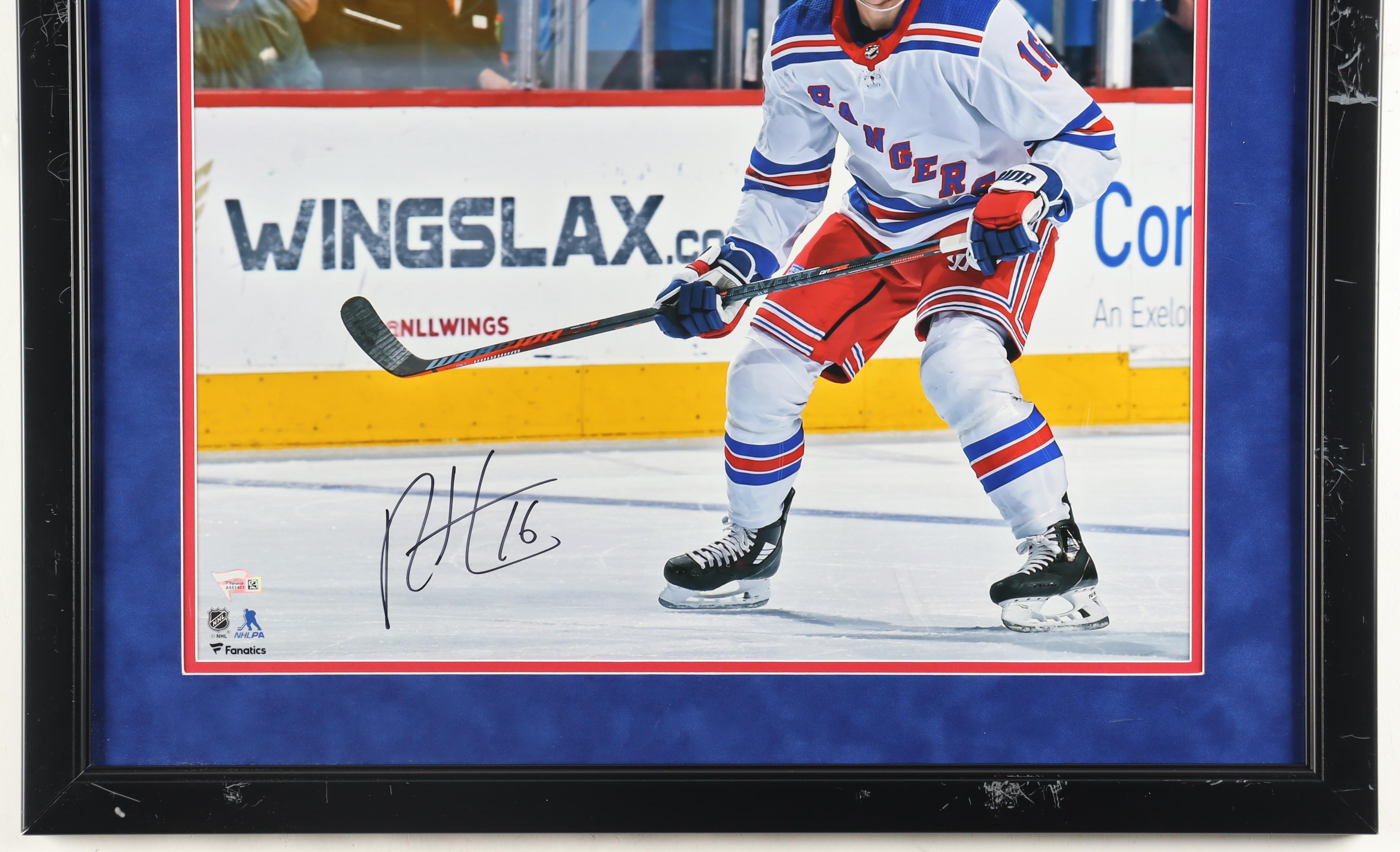 Ryan Strome Signed Rangers Custom Framed Photo (Fanatics) at PristineAuction.com Ryan Strome Signed Rangers Custom Framed Photo (Fanatics) at PristineAuction.com