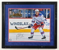 Ryan Strome Signed Rangers Custom Framed Photo (Fanatics) at PristineAuction.com