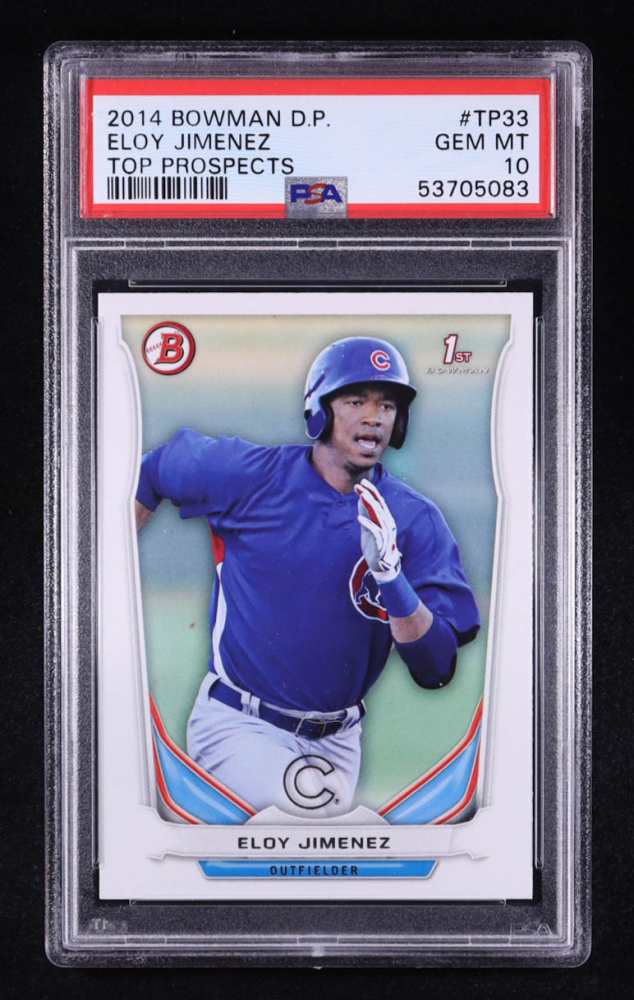 Eloy Jimenez 2014 Bowman Draft Top Prospects #TP33 RC (PSA 10)