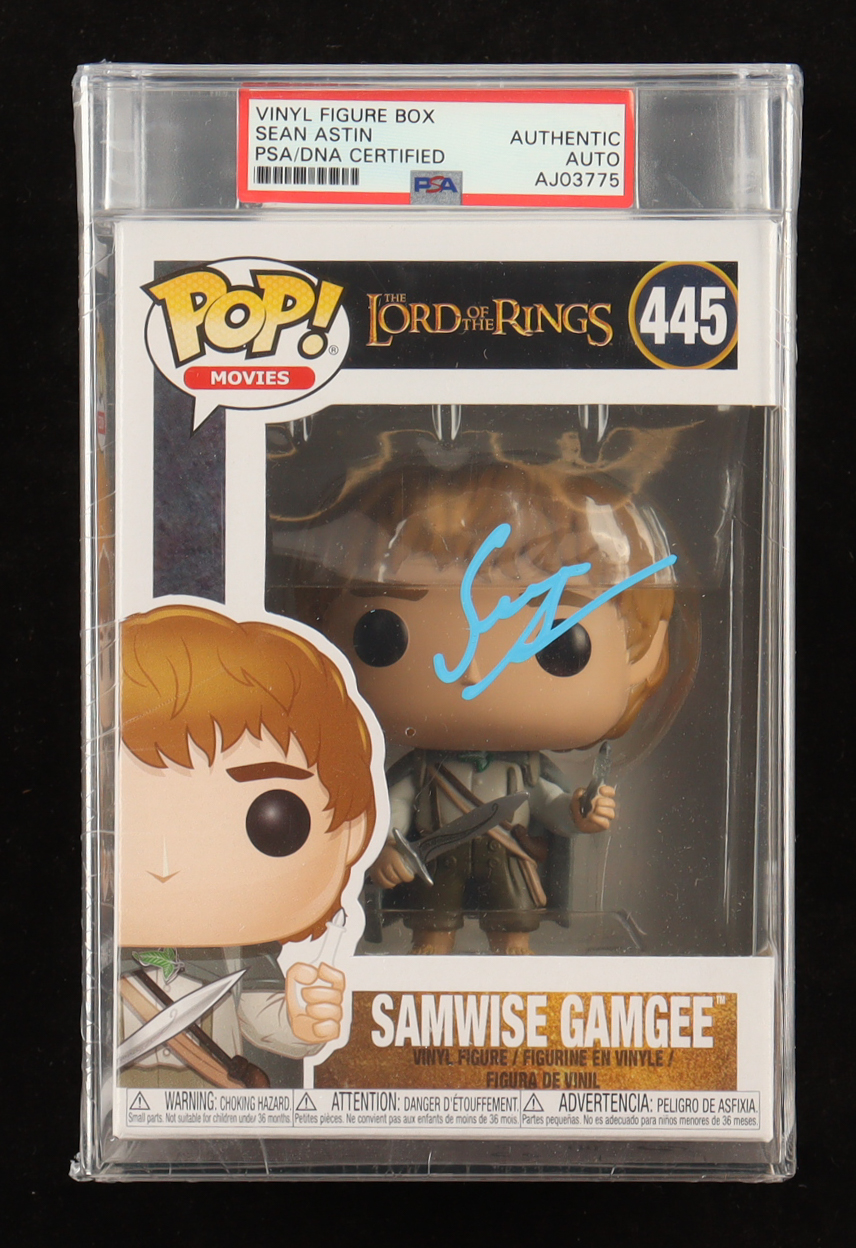 Sean Astin Signed "The Lord of the Rings" #445 Samwise Gamgee Funko Pop! Vinyl Figure (PSA) at PristineAuction.com Sean Astin Signed "The Lord of the Rings" #445 Samwise Gamgee Funko Pop! Vinyl Figure (PSA) at PristineAuction.com