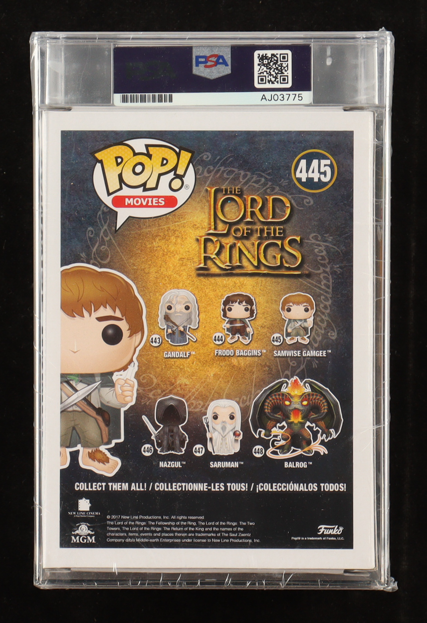 Sean Astin Signed "The Lord of the Rings" #445 Samwise Gamgee Funko Pop! Vinyl Figure (PSA) at PristineAuction.com Sean Astin Signed "The Lord of the Rings" #445 Samwise Gamgee Funko Pop! Vinyl Figure (PSA) at PristineAuction.com