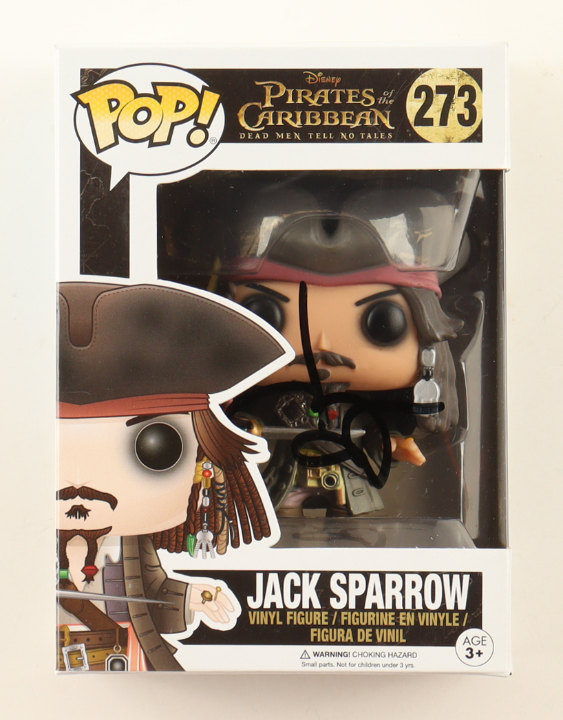 Johnny Depp Signed "Pirates of the Caribbean" Jack Sparrow #273 Funko Pop! Vinyl Figure (PSA) at PristineAuction.com Johnny Depp Signed "Pirates of the Caribbean" Jack Sparrow #273 Funko Pop! Vinyl Figure (PSA) at PristineAuction.com