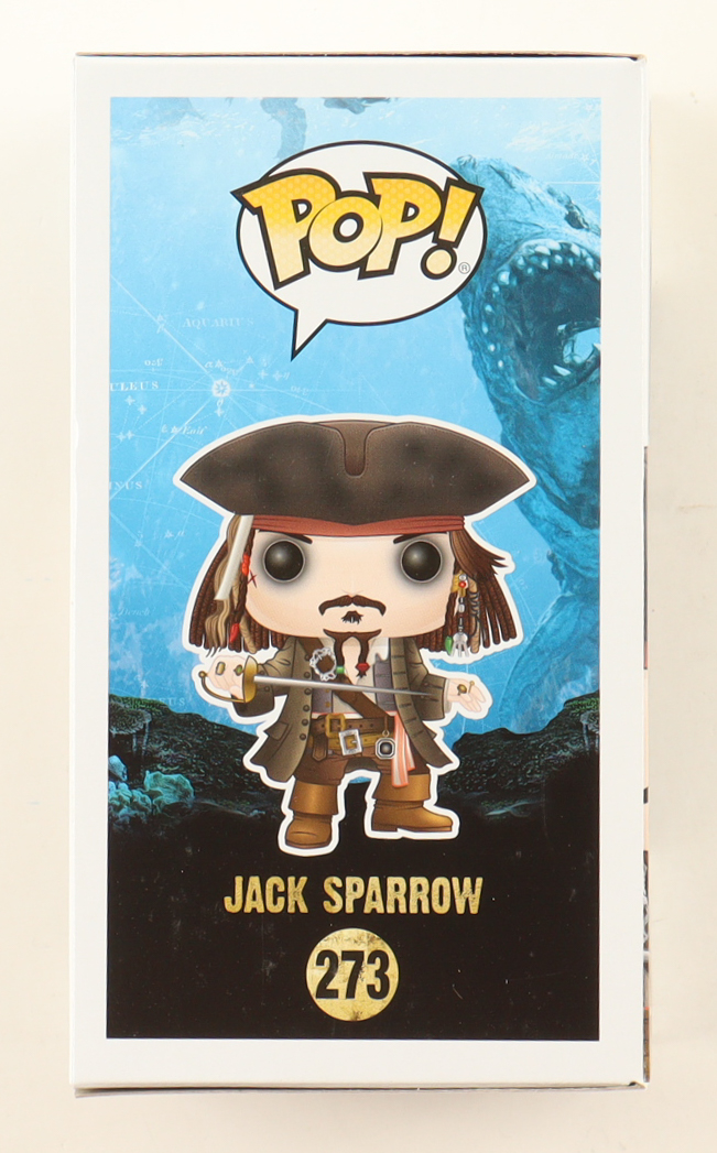 Johnny Depp Signed "Pirates of the Caribbean" Jack Sparrow #273 Funko Pop! Vinyl Figure (PSA) at PristineAuction.com Johnny Depp Signed "Pirates of the Caribbean" Jack Sparrow #273 Funko Pop! Vinyl Figure (PSA) at PristineAuction.com