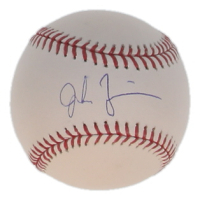 Jordan Zimmerman Signed OML Baseball (MLB) at PristineAuction.com