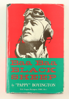 Pappy Boyington Signed "Baa Baa Black Sheep" Hardcover Book Inscribed 'With Black Sheep Blessings' (PSA) at PristineAuction.com