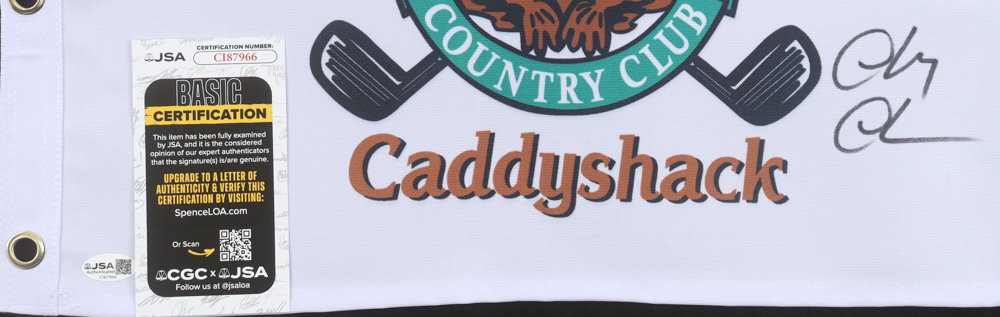 Chevy Chase Signed "Caddyshack" Bushwood Country Club Pin Flag (JSA) at PristineAuction.com Chevy Chase Signed "Caddyshack" Bushwood Country Club Pin Flag (JSA) at PristineAuction.com