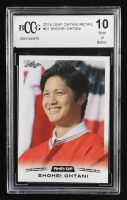 Shohei Ohtani 2018 Leaf Ohtani Retail #01 RC (BCCG 10) at PristineAuction.com