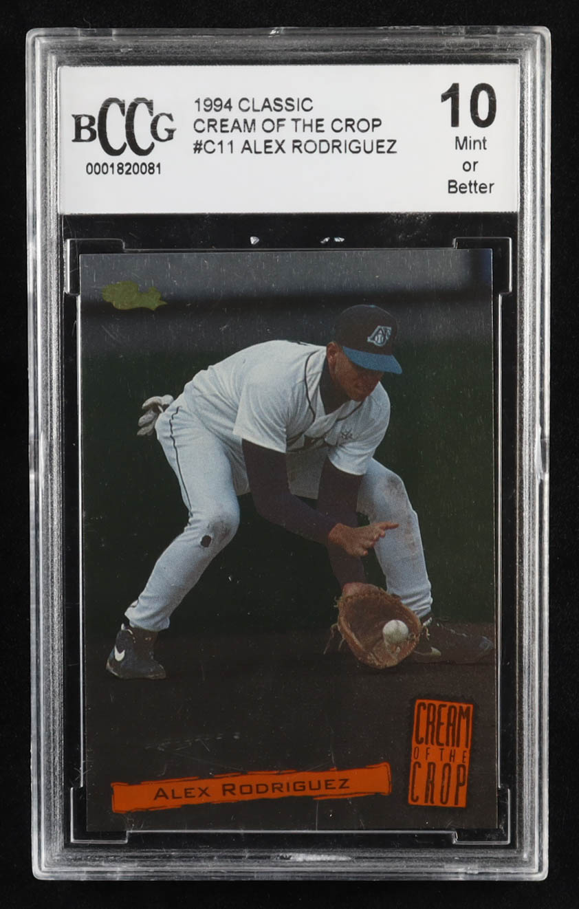 Alex Rodriguez 1994 Classic Cream of the Crop #C11 RC (BCCG 10) at PristineAuction.com Alex Rodriguez 1994 Classic Cream of the Crop #C11 RC (BCCG 10) at PristineAuction.com