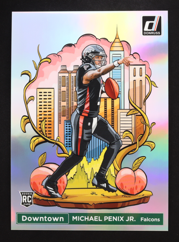 Michael Penix Jr. 2024 Donruss Downtown! Oversize #14 RC