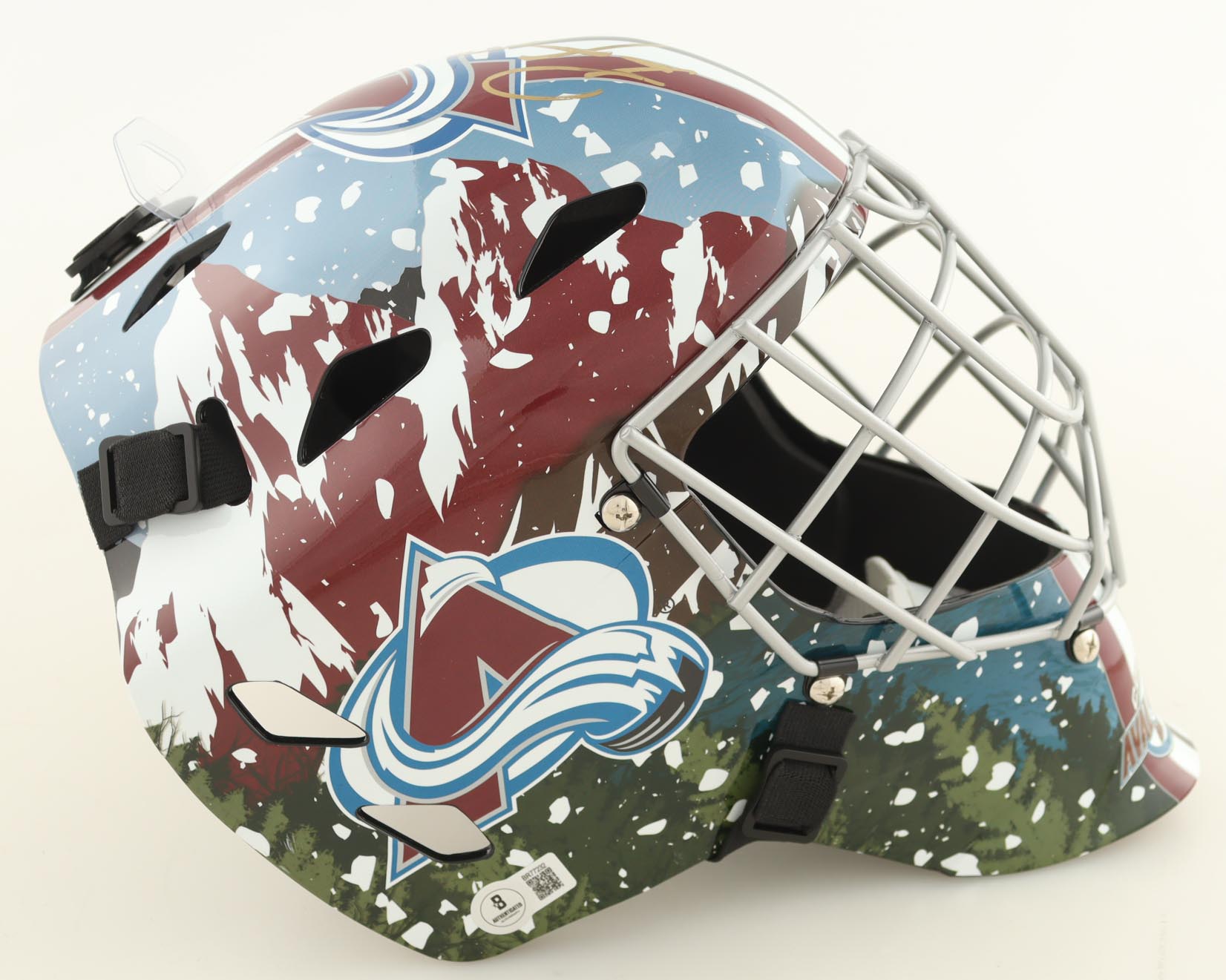 Patrick Roy Signed Avalanche Full-Size Goalie Hockey Helmet (Beckett) at PristineAuction.com Patrick Roy Signed Avalanche Full-Size Goalie Hockey Helmet (Beckett) at PristineAuction.com