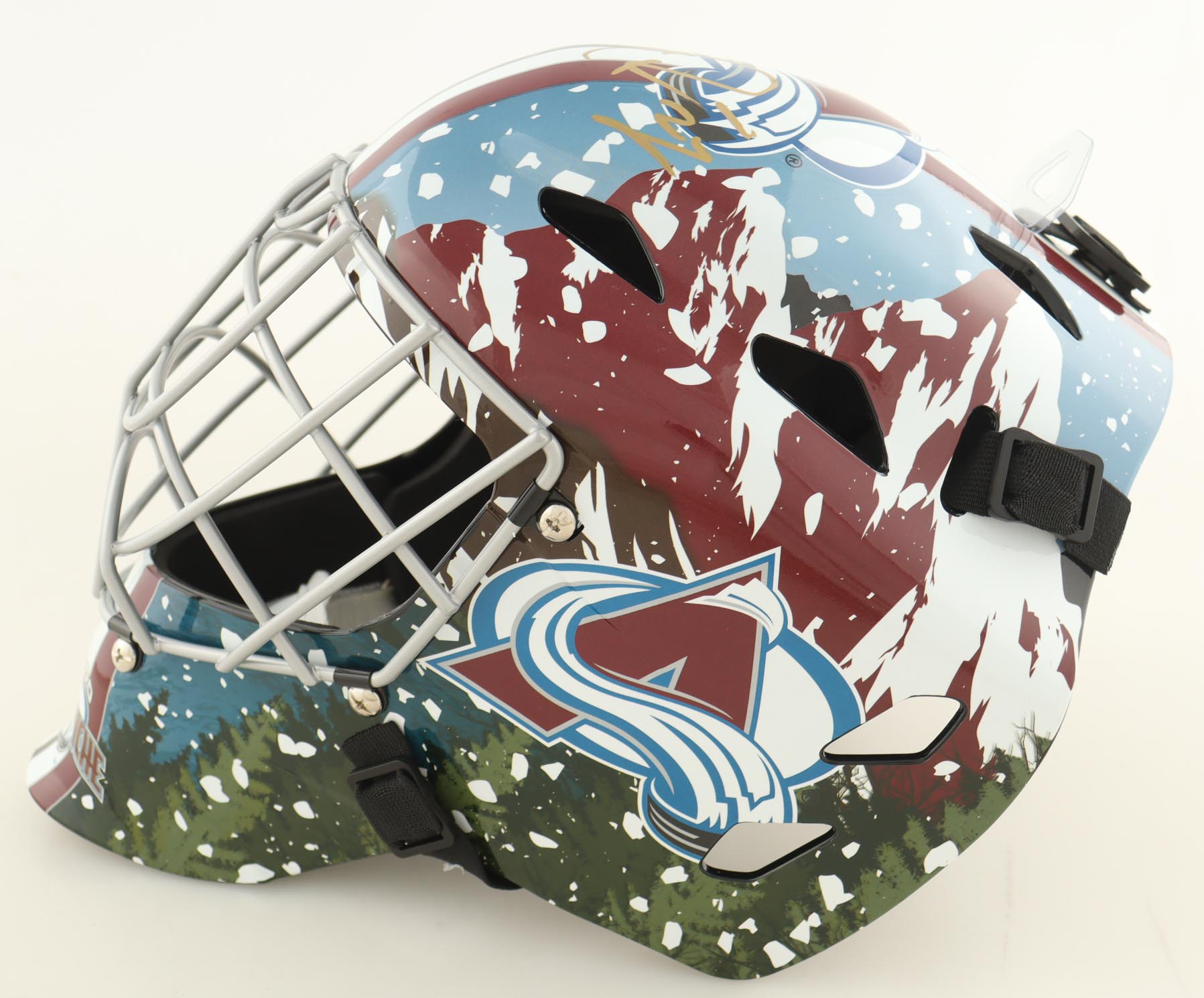 Patrick Roy Signed Avalanche Full-Size Goalie Hockey Helmet (Beckett) at PristineAuction.com Patrick Roy Signed Avalanche Full-Size Goalie Hockey Helmet (Beckett) at PristineAuction.com